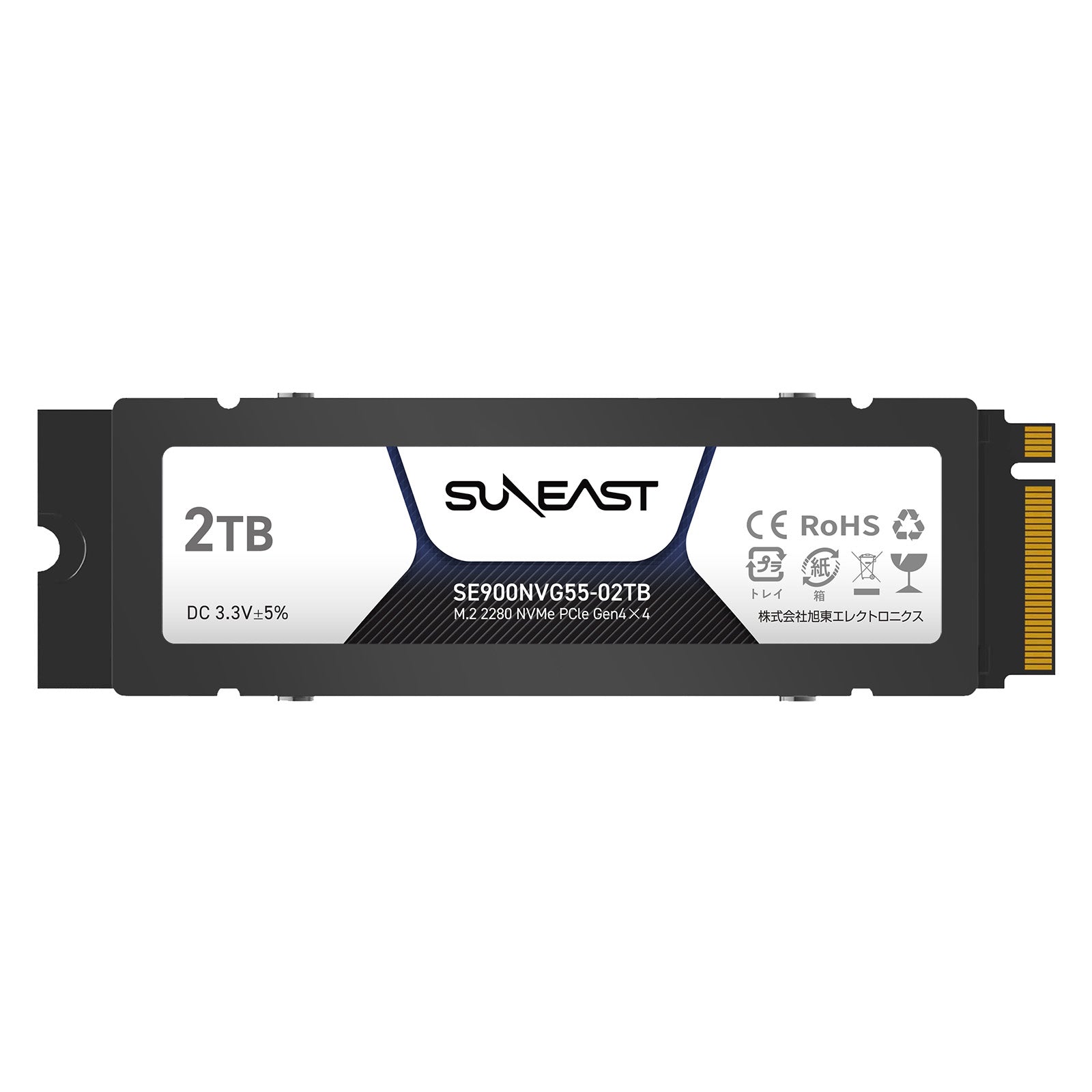 【ワケあり品】【在庫限り】SUNEAST 2TB NVMe SSD PCIe Gen 4.0×4 M.2 Type 2280 内蔵 SSD 3D  メーカー5年保証