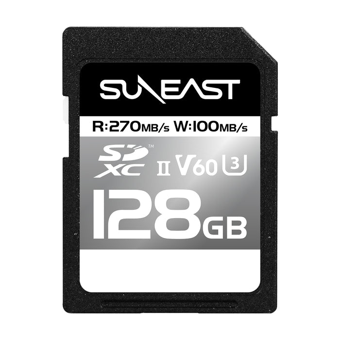 海外規格SUNEAST SDXCカード 128GB UHS-II V90 2枚セット その他