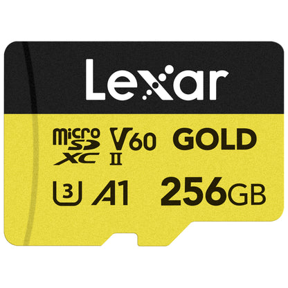 Lexar Professional Gold MicroSDXCカード 256GB LMSGOLD256G-BNNNG