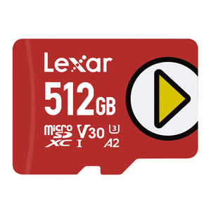 Lexar PLAY microSDXC 512GB UHS-Iカード LMSPLAY512G-BNNNG