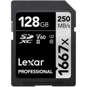 Lexar SDXCカード 128GB SILVERシリーズ 1667x UHS-II LSD128CB1667