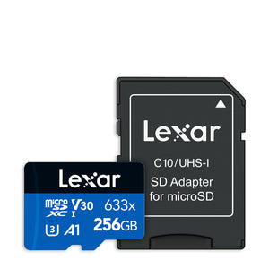 Lexar microSDカード High-Performance 633x 256GB LSDMI256BB633A