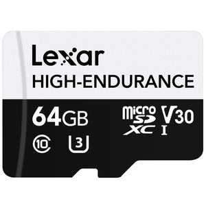 Lexar HIGH-ENDURANCE microSDHCカード 64GB LMSHGED064G-BCNNG
