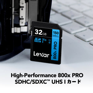 Lexar SDXCカード 800x PRO UHS-I  カード 32GB  LSD0800P032G-BNNNG