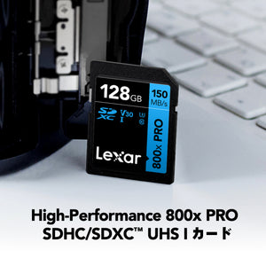 Lexar SDXCカード 800x PRO UHS-I  カード 128GB  LSD0800P128G-BNNNG