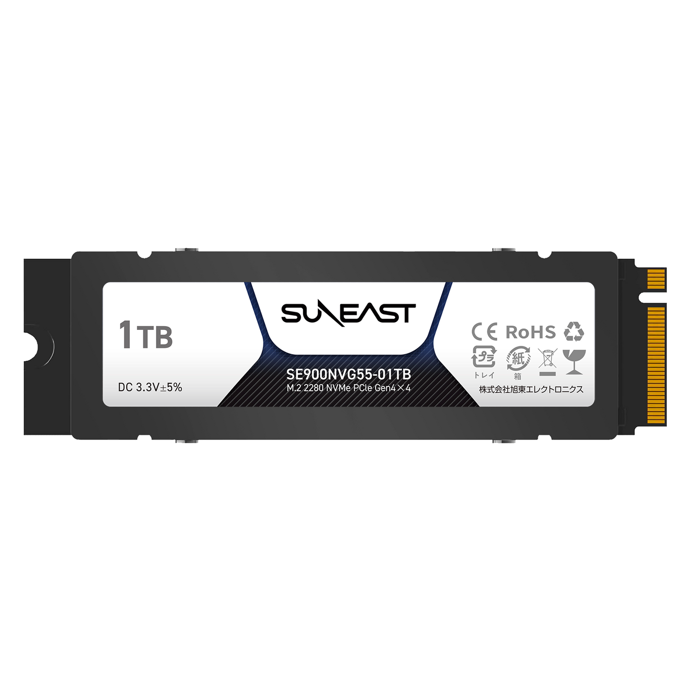 M.2 2280 NVMe SSD【SE900/55シリーズ】1TB