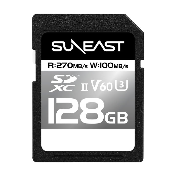 SUNEAST SDXCカード 【V60】128GB  UHS-II 最大270MB/s U3 4K UHD ULTIMATE PRO