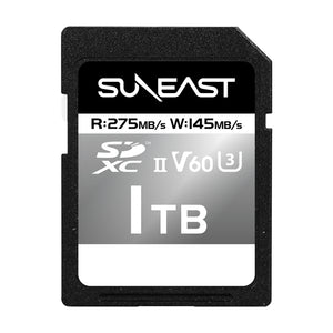 【6月発送】SUNEAST SDXCカード 【V60】1TB  UHS-II 最大275MB/s U3 4K UHD ULTIMATE PRO
