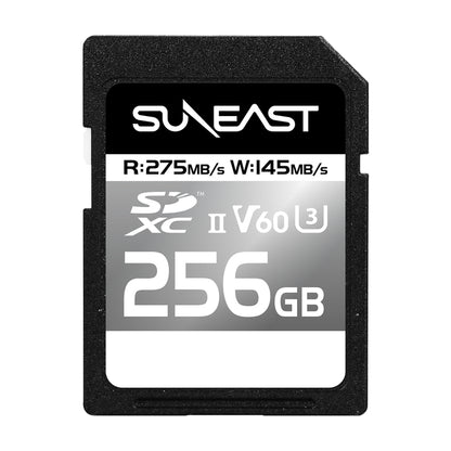 SUNEAST SDXCカード 【V60】256GB  UHS-II 最大275MB/s U3 4K UHD ULTIMATE PRO