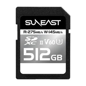 SUNEAST SDXCカード 【V60】512GB  UHS-II 最大275MB/s U3 4K UHD ULTIMATE PRO