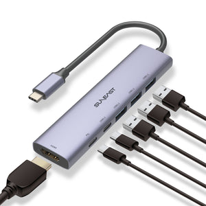 USB Type-C Multi HUB 6in1 USB3.2 Gen1