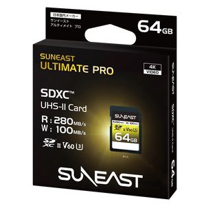 【ワケあり品】【在庫限り】ULTIMATE PRO SDXC UHS-II Card【V60】64GB