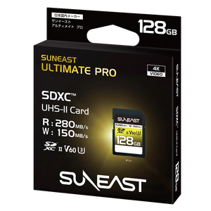【ワケあり品】【在庫限り】ULTIMATE PRO SDXC UHS-II Card【V60】128GB